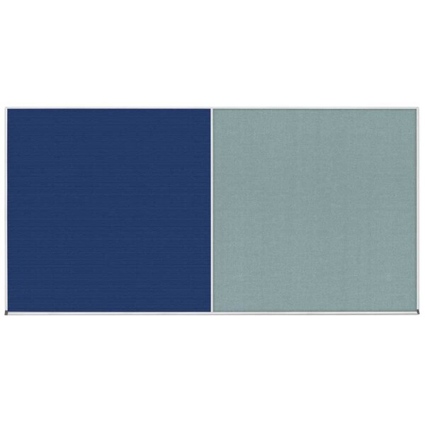 Enclosed Corkboard, 1 Door, 48"x36", 4" Fra, UV3416-SATIN-BUFF